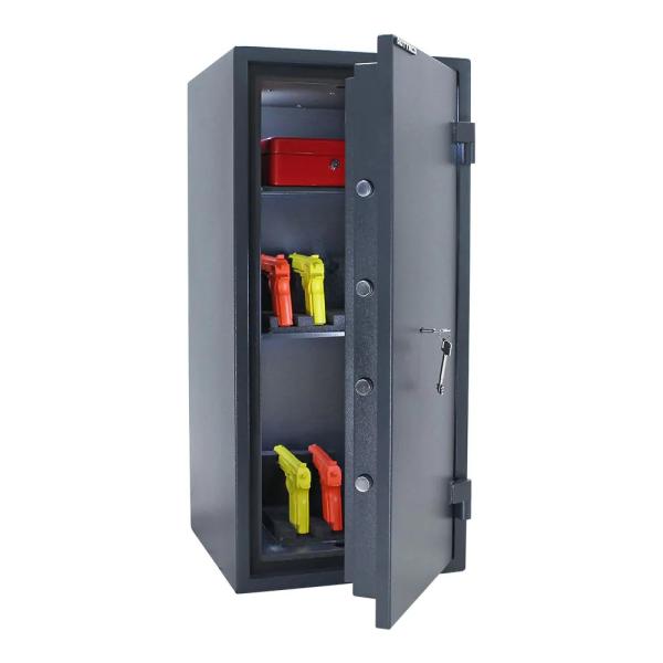 Rottner Dokumententresor EN1 Fire Hero 100 Doppelbartschloss anthrazit T06320